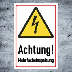 Achtung! Mehrfacheinspeisung