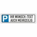 Parkplatzreservierer zum Selber gestalten