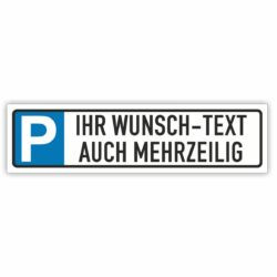 Parkplatzreservierer zum Selber gestalten