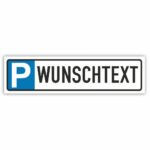 Parkplatzreservierer Schild zu Parkplatz Kennzeichnung