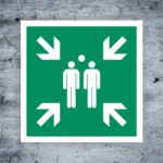 Sammelstelle Fluchtwegekennzeichnung ASR A1.3 DIN EN ISO 7010 E007