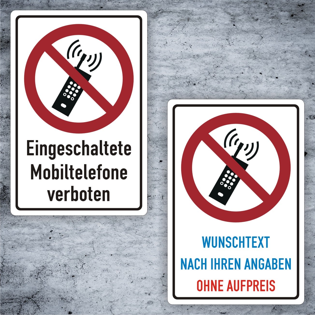 Verbotszeichen Handy benutzen verboten