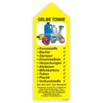 gelbe Tonne Aufkleber