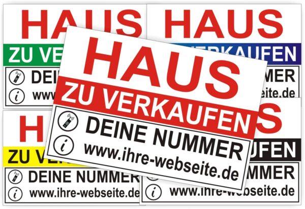 Immobilien Maklerschild zu verkaufen Haus zu vermieten