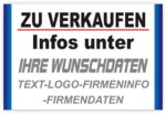 Zu verkaufen Info Schild