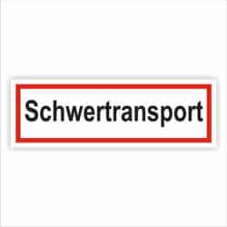 LKW Hinweisschild Schwertransport