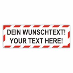 Wunschtext Schild für LKW