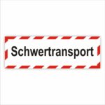 Hinweisschild Schwertransport LKW- Kennzeichnung