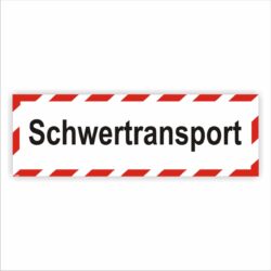 Hinweisschild Schwertransport LKW- Kennzeichnung