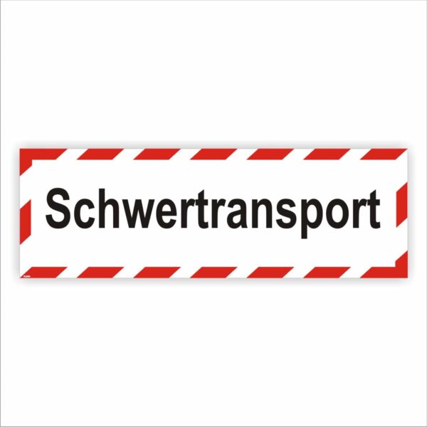 Hinweisschild Schwertransport LKW- Kennzeichnung