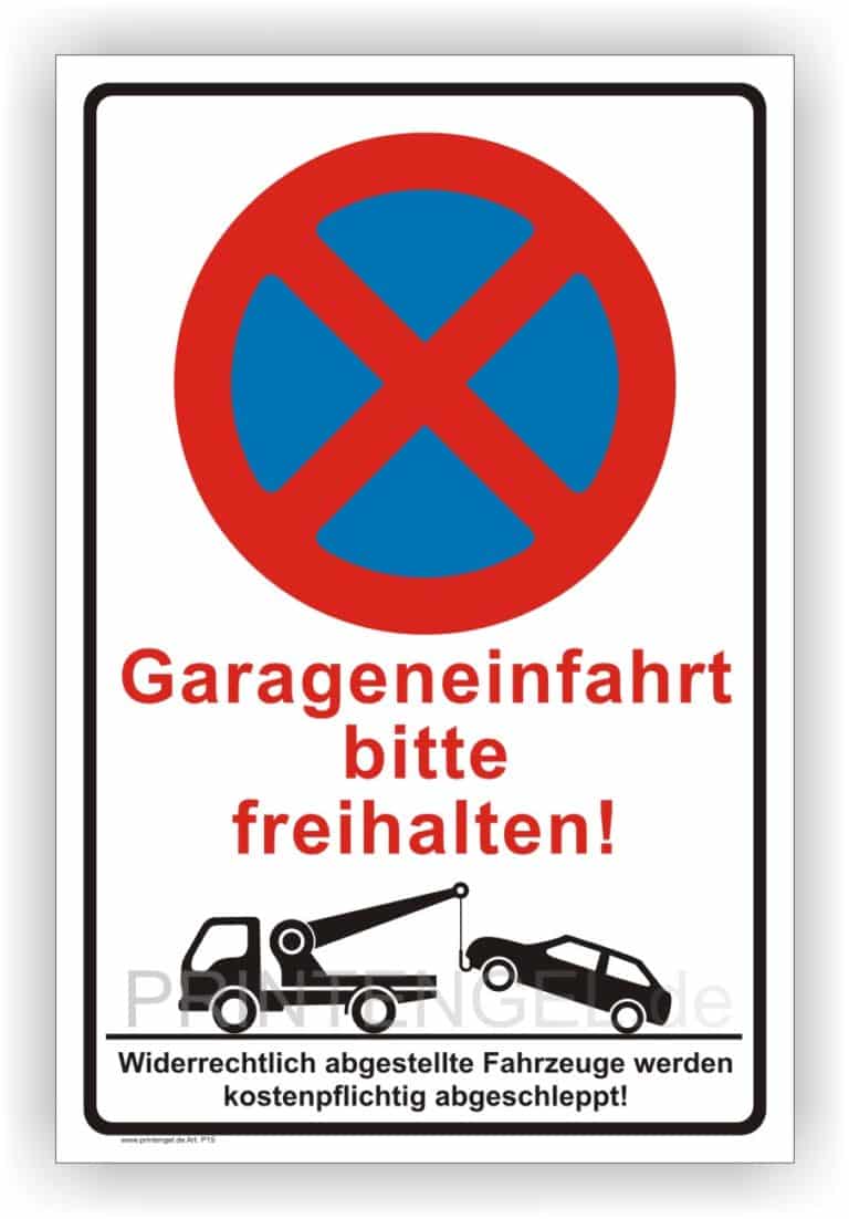 LEMAX Hinweisschild 'Ein- Und Ausfahrt Freihalten' – 300x400 Mm, Alu Geprägt, Wetterfest – Für Haus, Hof, Garageneinfahrt