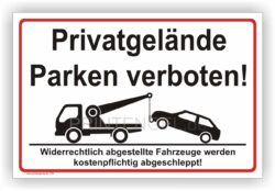 Halteverbot Parkverbot Wunsch Kennzeichen Parkplatz - PrintEngel