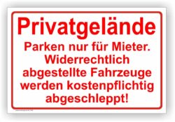 Schild Kein öffentlicher Parkplatz Parken verboten Parkausweis 3 mm A, 8,99  €