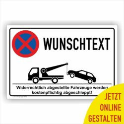 Betriebsausstattung24® Individuelles Parkplatzschild mit