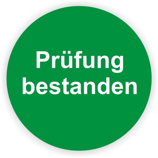 Prüfetiketten Wartungsetiketten -Prüfung bestanden Prüfplaketten-