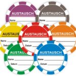 Prüfplaketten Qualitätsaufkleber Austausch