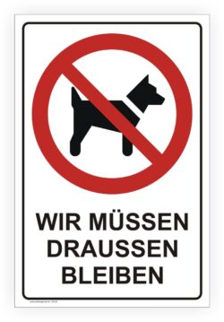 Aufkleber gefährlicher bissiger Hund Warnung Vorsicht Hunde (Material und  Größe: Aufkleber 20x30cm) Detailansicht 