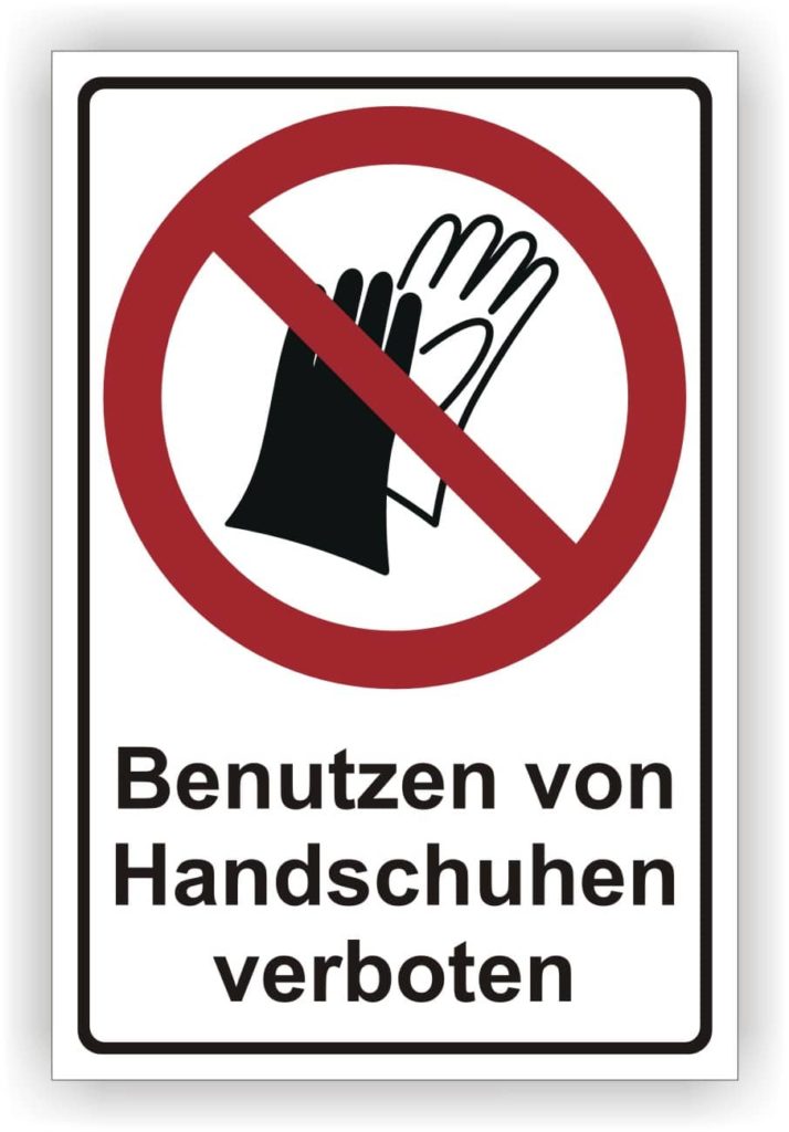 Verbotszeichen „Aufsteigen Verboten“ – 6 Stück, Ø 5 Cm | Nach DIN EN ISO 7010 / ASR A1.3 | Wasserdicht & UV-beständig