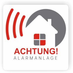 Video Infozeichen - Betriebskennzeichnung Alarmanlage