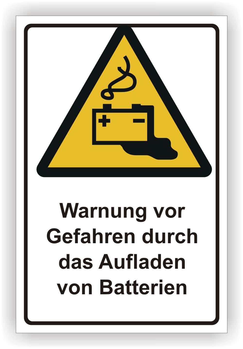 SafetyMarking® Warnschild W012 - Anlage unter Spannung