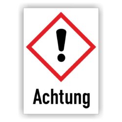 GHS kennzeichnung Ausrufezeichen - Achtung