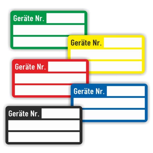 Grätenummer Aufkleber, Etiketten, InventarEtiketten-geräte nummer zu selber beschriften