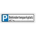 Parkplatzreservierer Behindertenparkplatz Schild