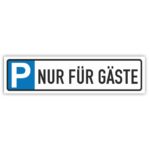 Parkplatzreservierer Nur für Gäste