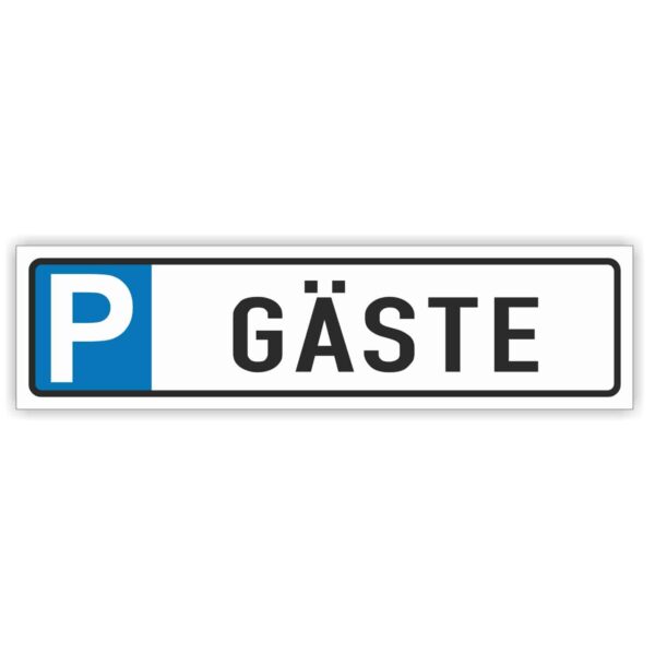 Parkplatzreservierer Parkplatzreservierer Gästeparkplatz