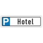 Hotel Parkplatz Reservierungsschild