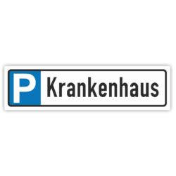 Kraunkenhaus Parkplatzschild