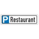 Restaurant Parkplatzschild