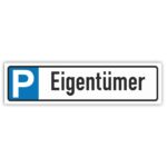 Eigentümer Parkplatzschild Parkplatzreservierer