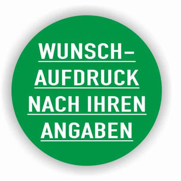 LEITERKENNZEICHNUNG-mit Wunschtext in grün