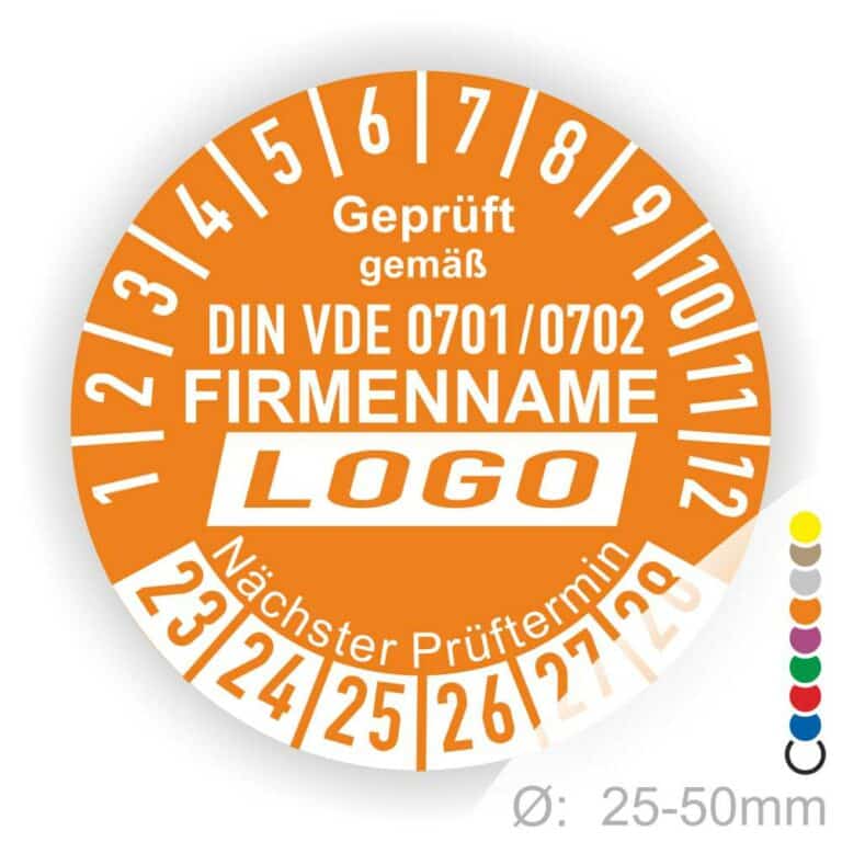 Mehrjahresprüfplakette VDE geprüft 2021 - 2030 selbstklebend Mehrjahresprüfplakette VDE geprüft 2021 - 2030 selbstklebend