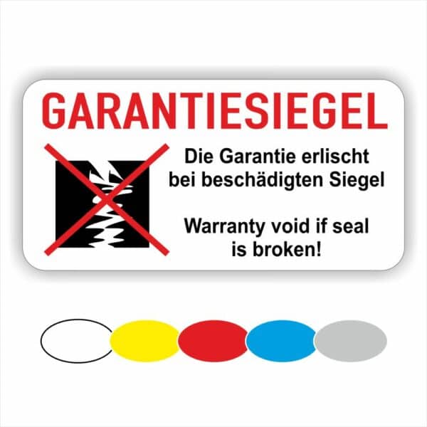 Grantiesiegel-Sicherheitssiegel