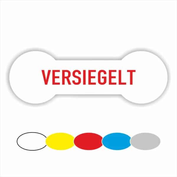 Versiegelt Sicherheitssiegel Etiketten