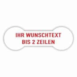 Siegel Etiketten Wunschtext-rot