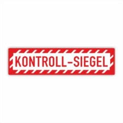 Kontroll Siegel Etiketten