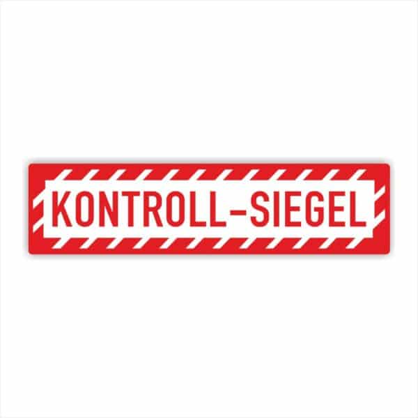 Kontroll Siegel Etiketten