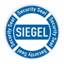 Sicherheitssiegel Security Seal Siegel