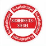 Siecherheitsiegel Siegel Manipulatiossicher