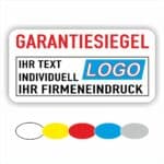 Garantie Siegel Sicherheitssiegel Individuell-weß