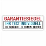 Garantie Siegel Sicherheitssiegel Individuell-weß