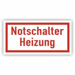 Heizraum- Tür Aufkleber farbe gelb - PrintEngel