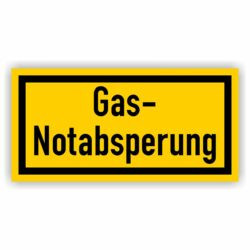 Gas- Notabsperung Folie Selbstklebend