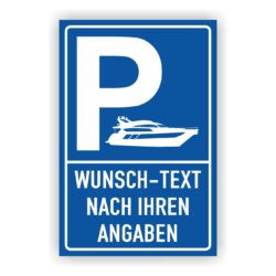 Individuelles Parkplatzschild Haffenparkplatz