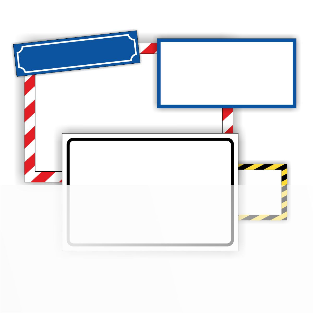 Schild individuell selber gestalten - PrintEngel