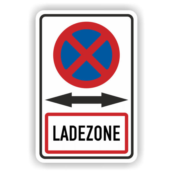 Parkverbot Ladezone Schild