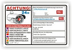 videoüberwachung schild pflicht